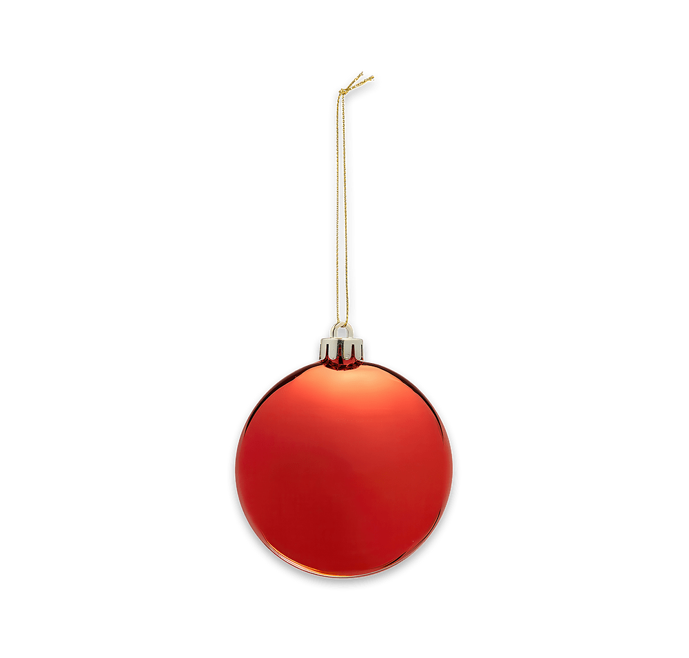 Chrome Round Disk Ornament-default