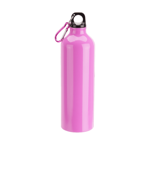 Full Color 25 oz. Atrium Aluminum Water Bottle in Pink
