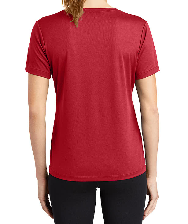 Sport-Tek Women's RacerMesh V-Neck Performance Shirt