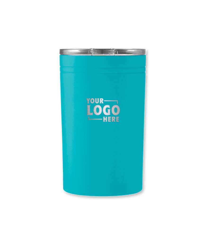 Laser Engraved 11 oz. Sherpa Tumbler and Can Insulator in Turquoise