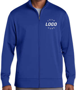 Sport-Tek Sport-Wick Tech Fleece Full Zip Jacket - Color: True Royal
