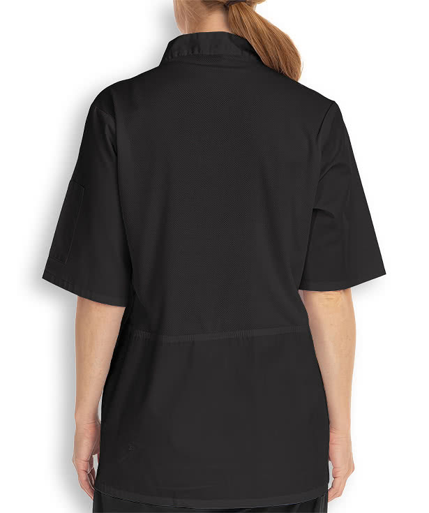 Edwards 10 Button Mesh Back Short Sleeve Chef Coat