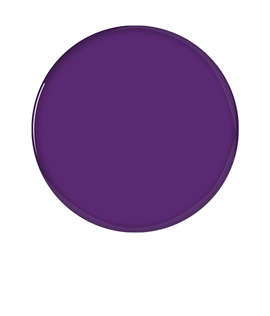 Full Color 1" Round Laminated Plastic Lapel Pin - Color: Team Purple