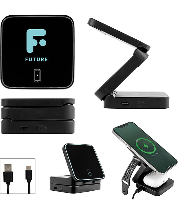 15W Recycled Magnetic Multi-Charging Station