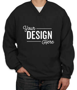 Sport-Tek V-Neck Windshirt - Color: Black