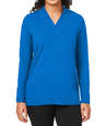 Devon & Jones Women's Raleigh Shawl Collar Long Sleeve Shirt