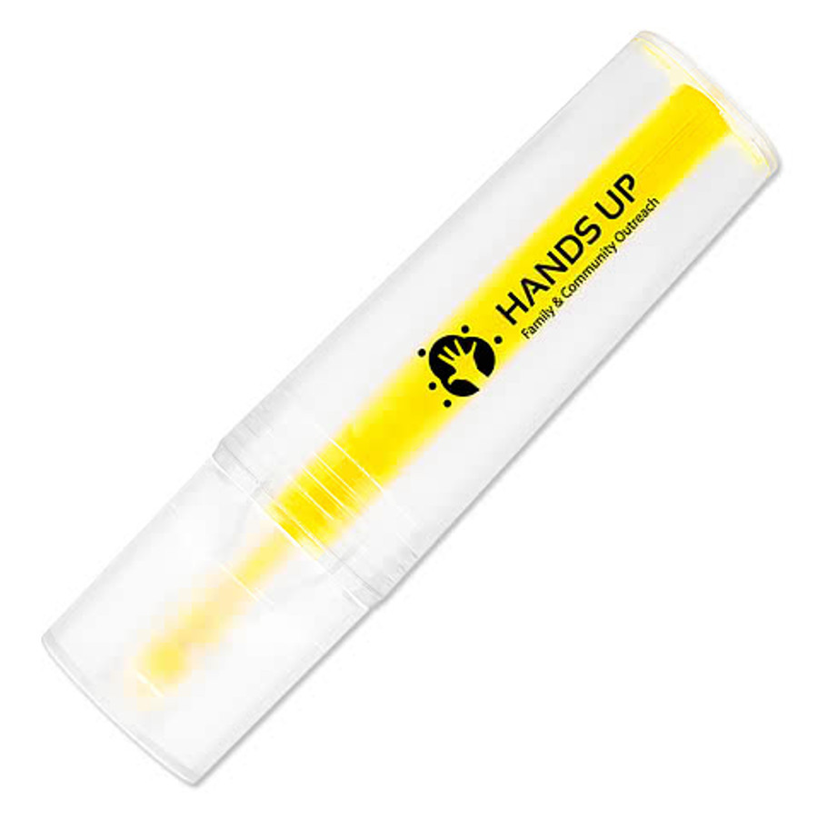 Recycled Pocket Highlighter in Clear / Blue