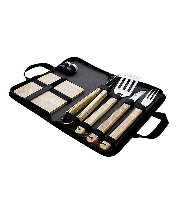 Carving Station 5-Piece BBQ Kit with Cutting Board