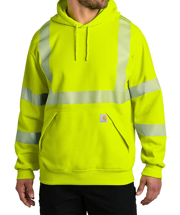 Carhartt Class 3 Heavyweight Safety Pullover Hoodie