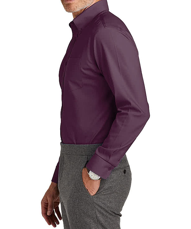 Brooks Brothers Tall Wrinkle-Free Stretch Nailhead Dress Shirt