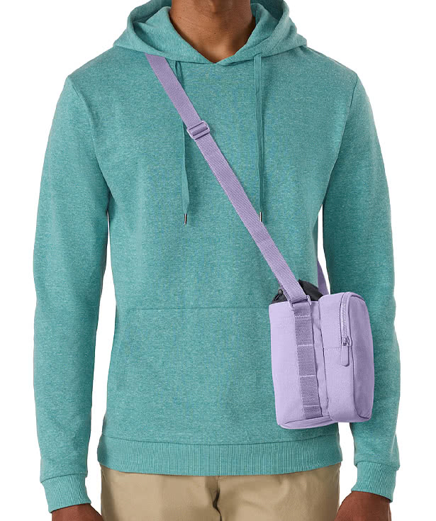 Port Authority Matte Oxford Hydration Crossbody Bottle Bag