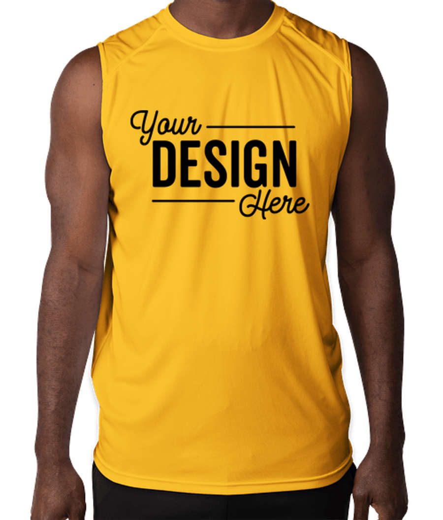 Badger B-Dry Sleeveless Performance Shirt in Gold