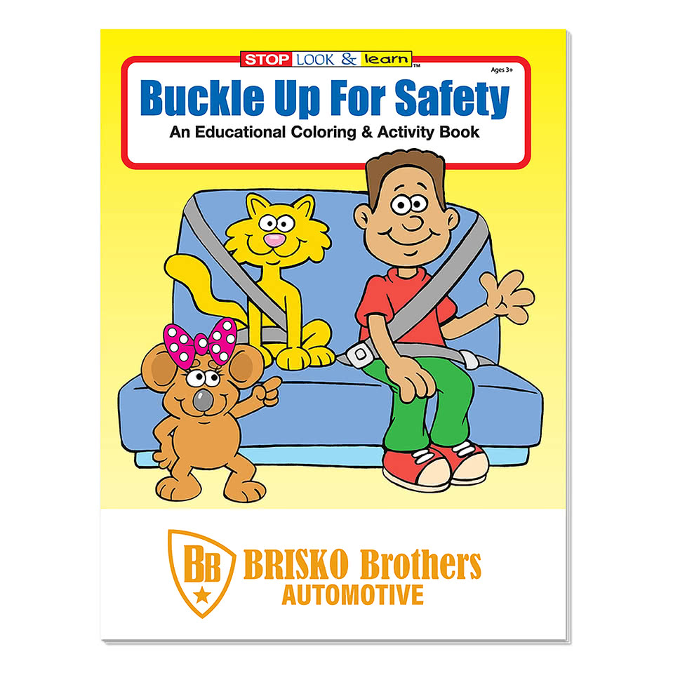 Coloring Book: Buckle Up for Safety