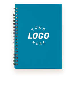 Medium Plastic Cover Spiral Notebook