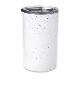 11 oz. Speckled Sherpa Tumbler and Can Insulator - Color: White