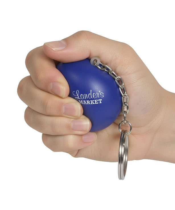 Ball Stress Reliever Keychain