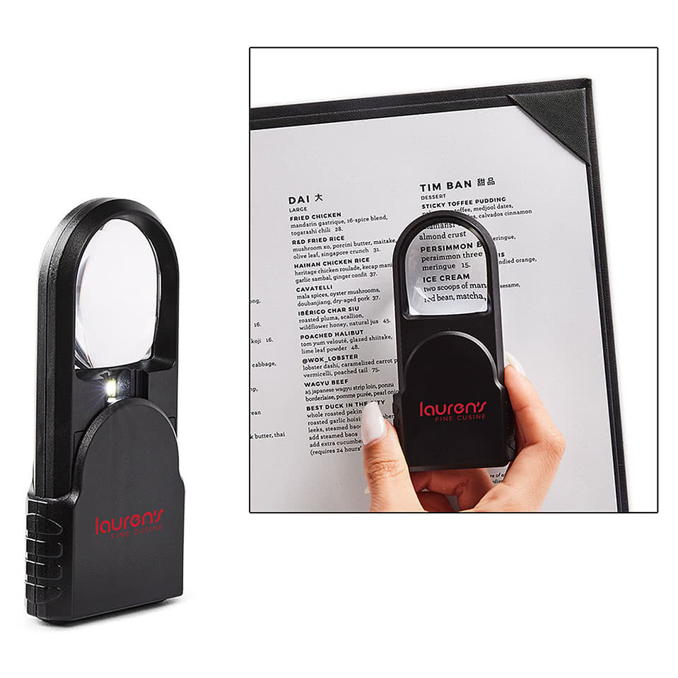 Pocket Magnifier with Light