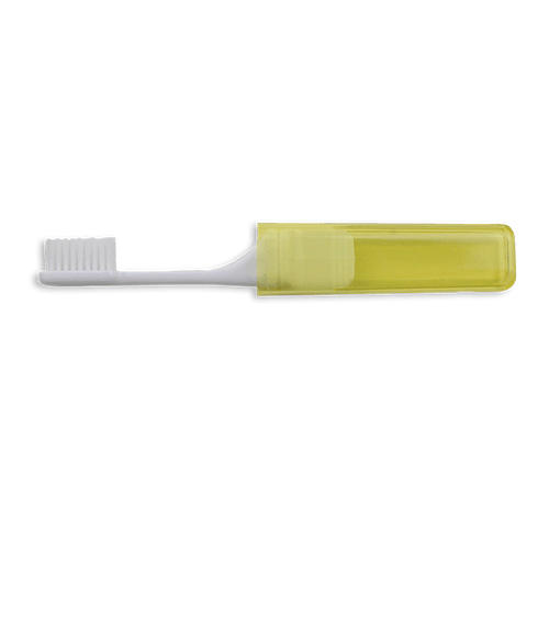 Travel Toothbrush in Yellow