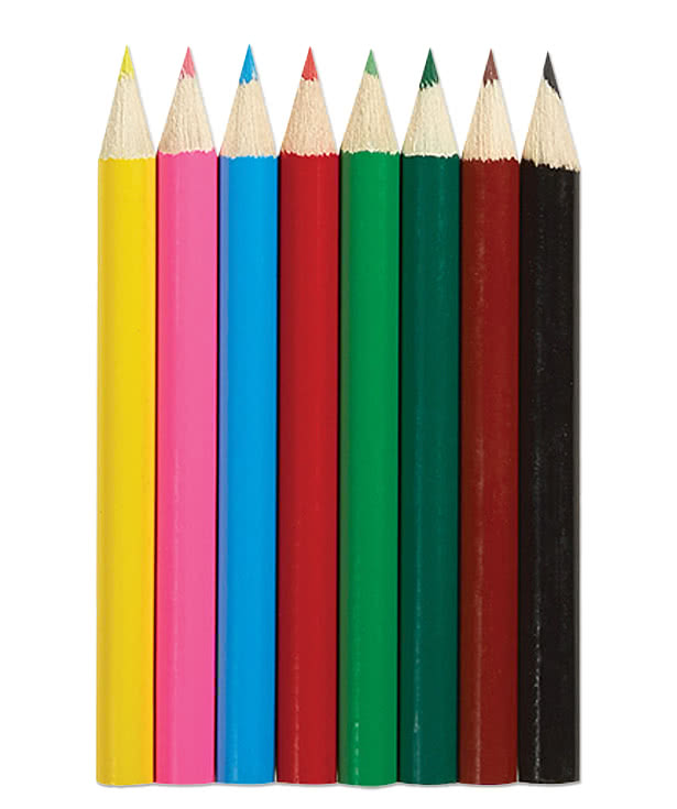8-Piece Colored Pencil Set with Notepad