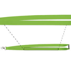 Breakaway Lanyard with Lobster Clip - Color: Green