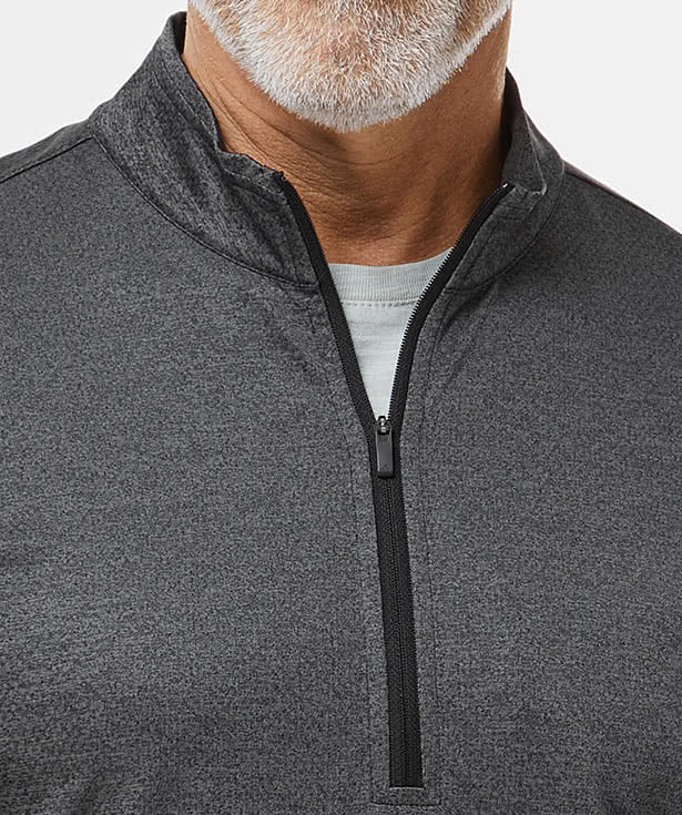 Adidas Space Dyed Recycled Quarter Zip Shirt