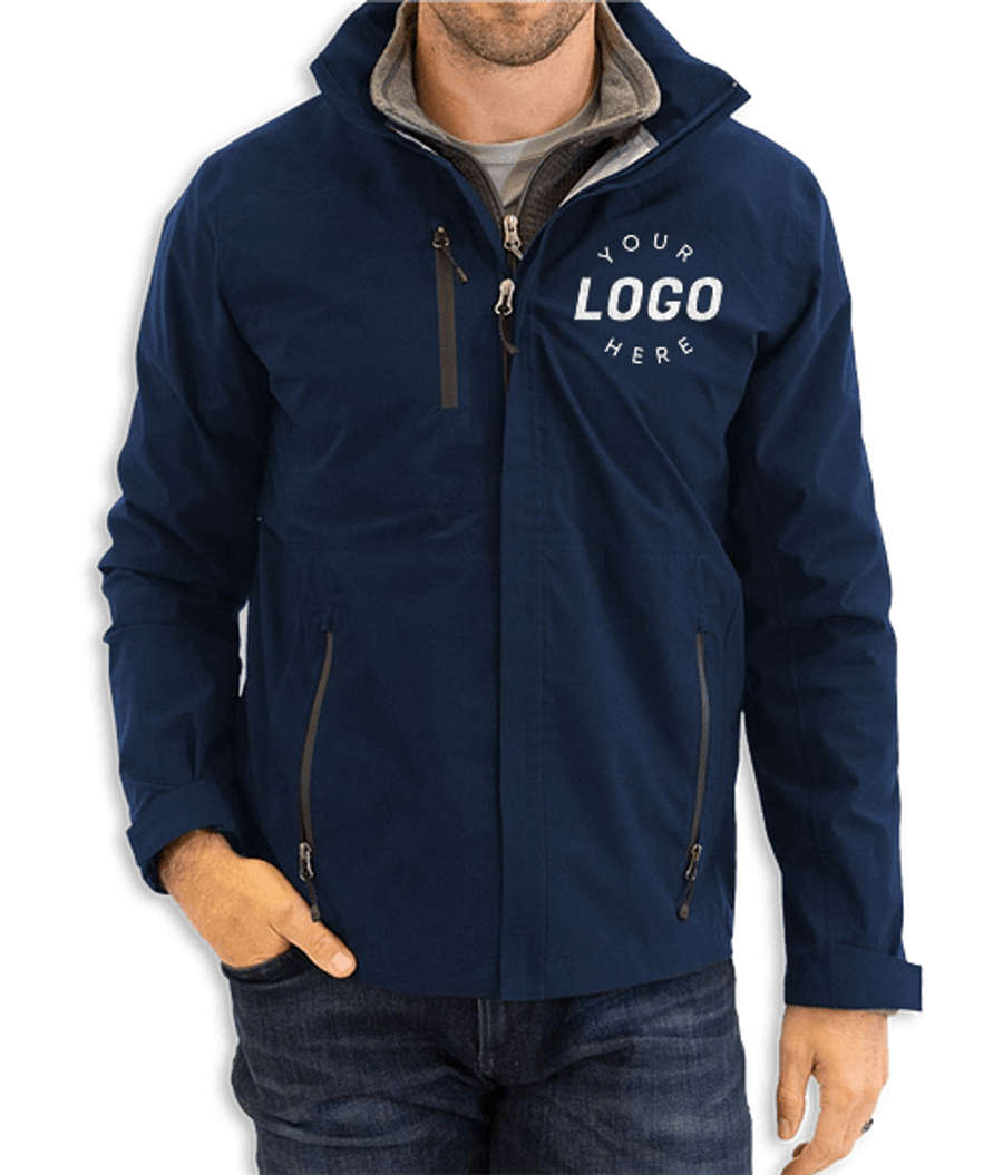 Storm Creek Explorer Recycled Rain Jacket in Navy