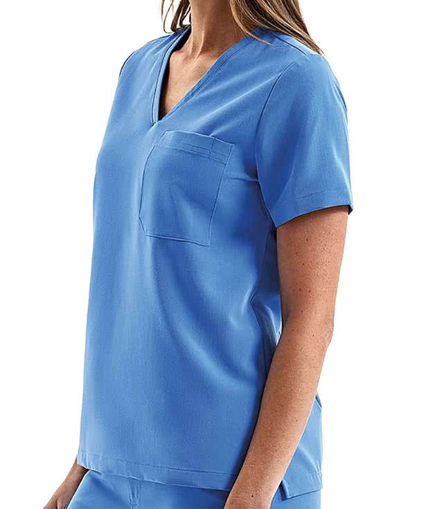 Onna Women's Limitless V-Neck Stretch Scrub Top