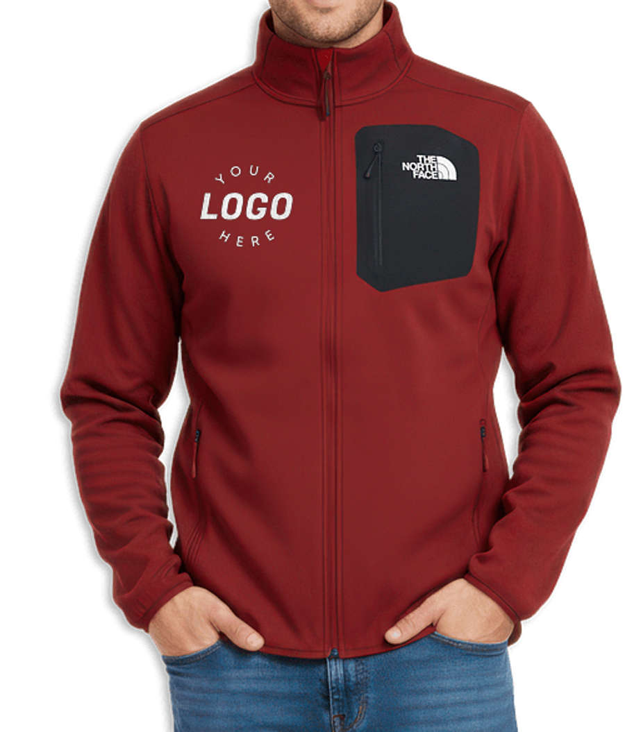 The North Face Dove Creek Recycled Fleece Jacket in Cardinal Red