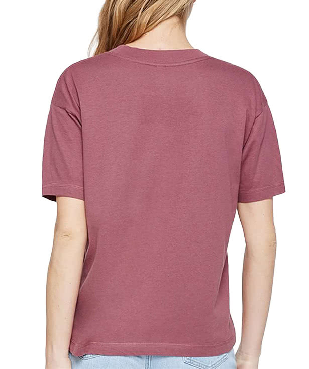 Live & Tell by LAT Boxy Fine Jersey Crewneck T-shirt