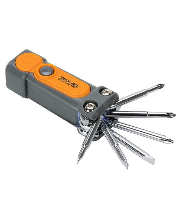 Best Buddy Tools Bright Idea Utility Light with 6-piece Mini Screwdriver Set