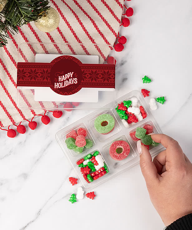 Mini Holiday Candy Snackle Box