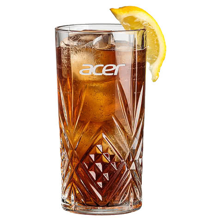 Laser Etched 12 oz. Milford Highball Glass in Clear
