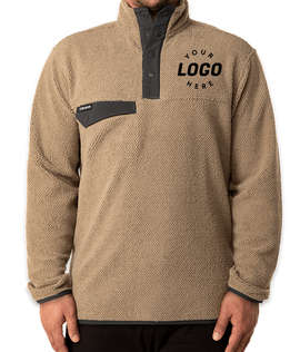Dri Duck Brooks Sherpa Mountain Fleece Pullover - Color: Moss