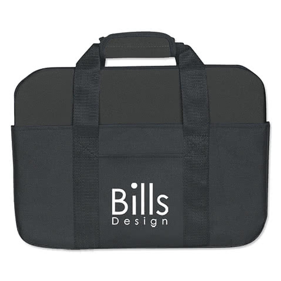 Neoprene Laptop Sleeve in Black with Black