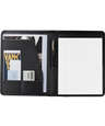 Debossed Manhattan Leather Padfolio