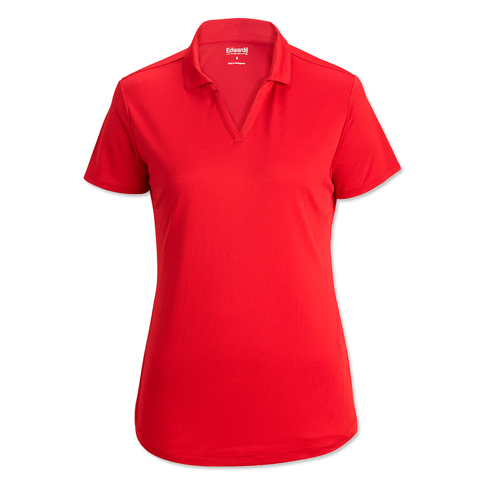 Edwards Women's Mini-Pique Snag Proof Performance Polo - Embroidered