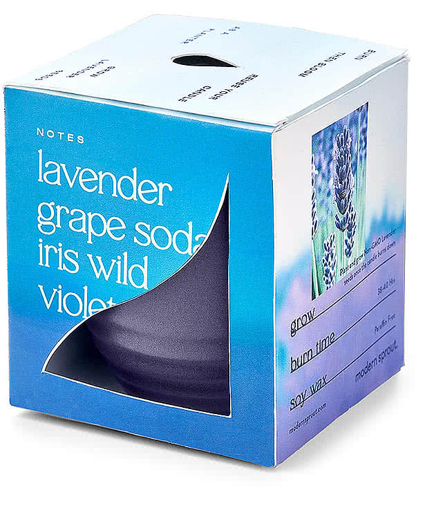 Modern Sprout Garden Vibes Candle and Planter Set