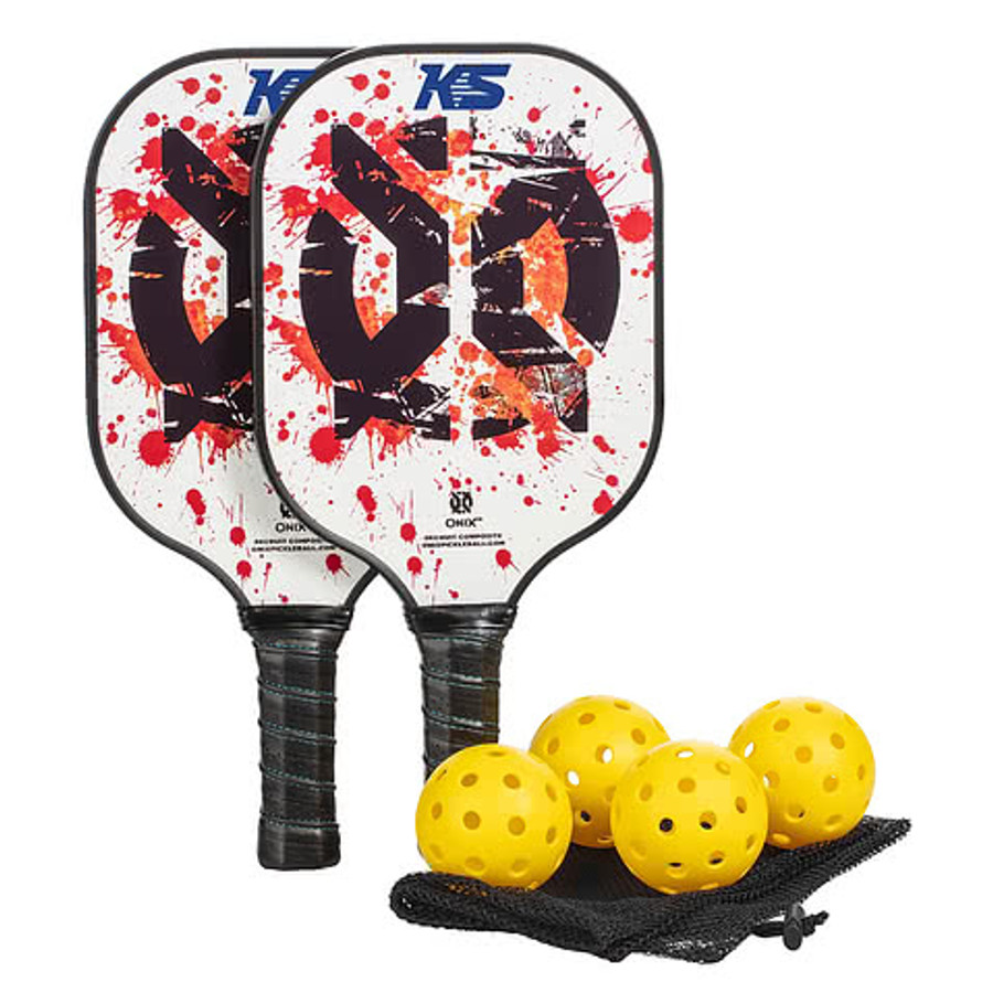 Onix Recruit Composite Pickleball Set in White