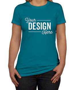 Bella + Canvas Women's Slim Fit Favorite T-shirt - Color: Deep Teal
