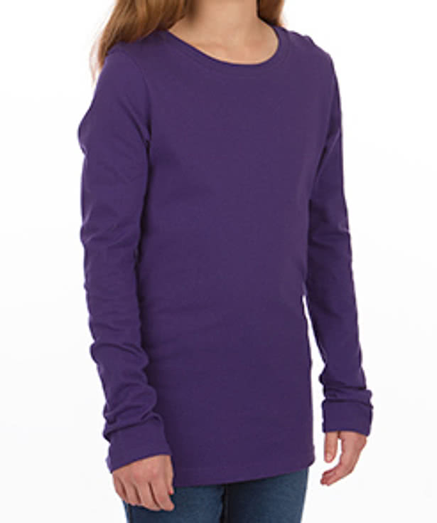 Next Level Youth Girls Long Sleeve Jersey T-shirt