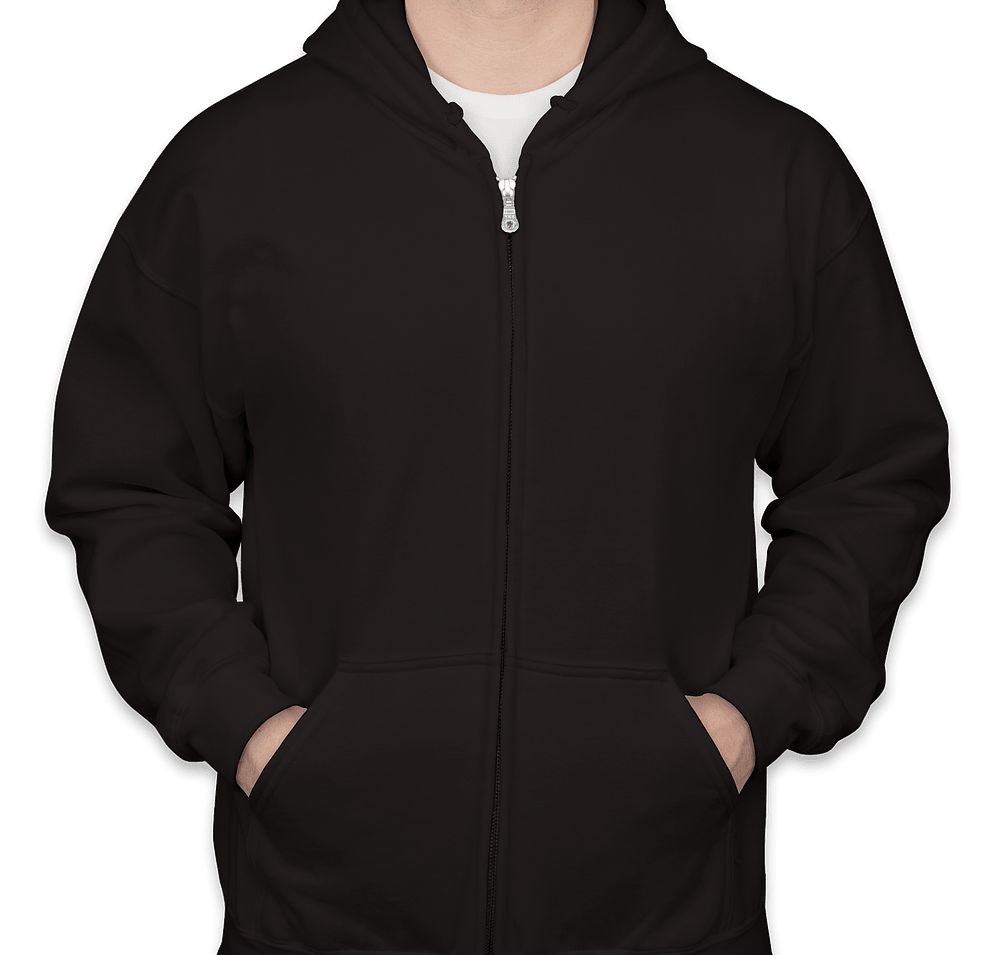 Gildan Midweight 50/50 Zip Hoodie - Embroidered-default