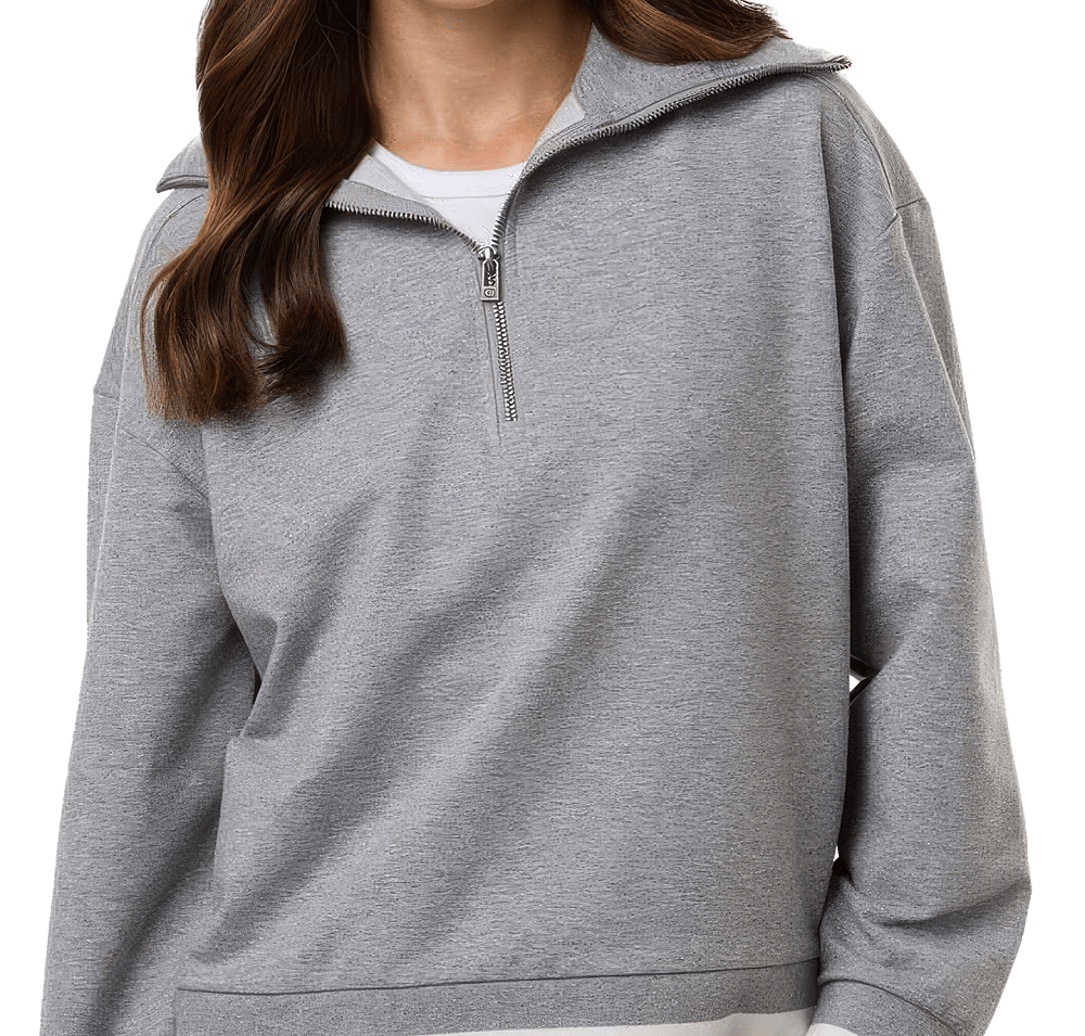 Holloway Women's Heritage Prep French Terry Quarter Zip Pullover-default