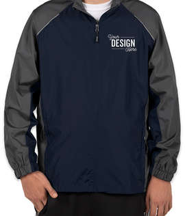 Core 365 Colorblock Lightweight Full Zip Jacket - Color: Classic Navy / Carbon