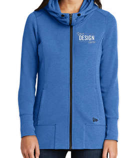 New Era Women's Tri-Blend Zip Hoodie - Color: Royal Heather
