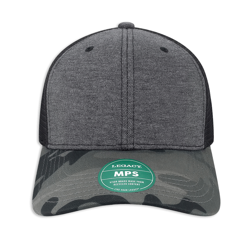 Legacy Six Panel Mesh Back Snapback Trucker Hat-default