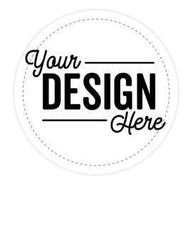 Full Color 2.5 in. Circle Magnet - Color: White
