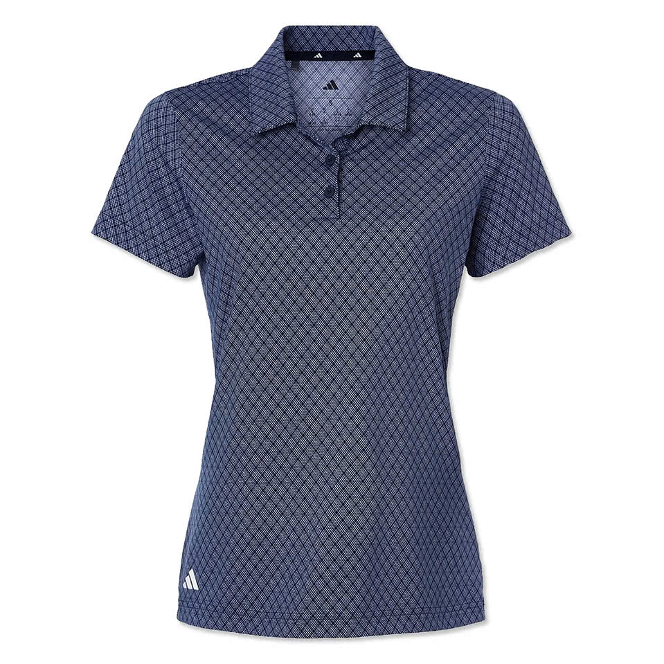 Adidas Women's Recycled Stretch Grid Performance Polo