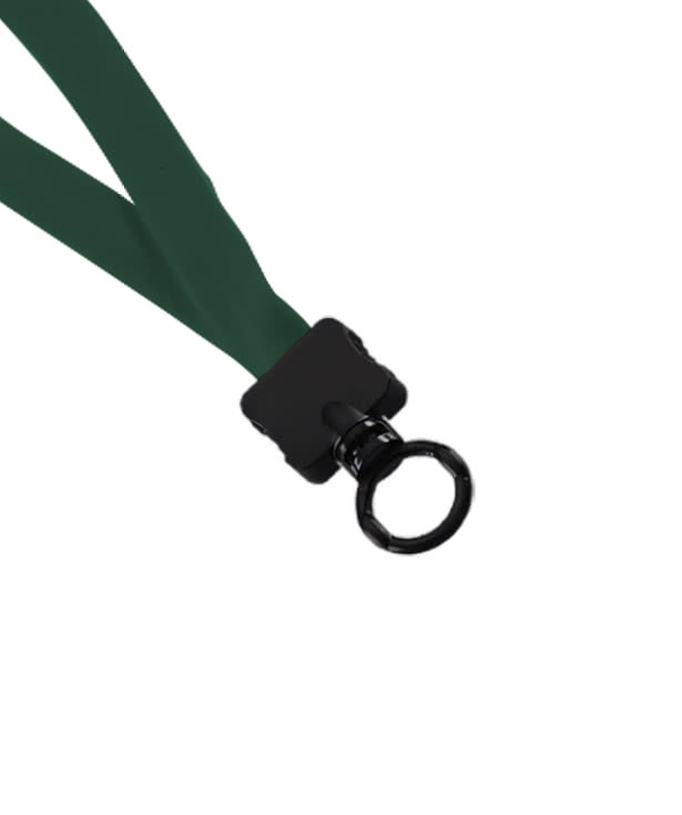 1/2" Cotton Lanyard with Plastic O-Ring and Clamshell