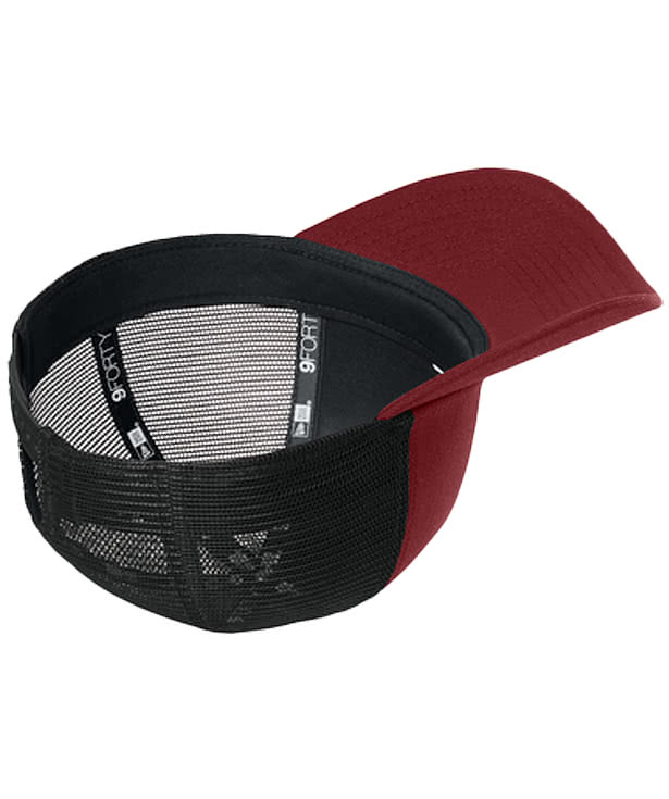 New Era A-Frame Five-Panel Snapback Trucker Hat - Embroidered