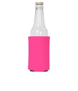 Foldable Bottle Cooler - Color: Neon Pink